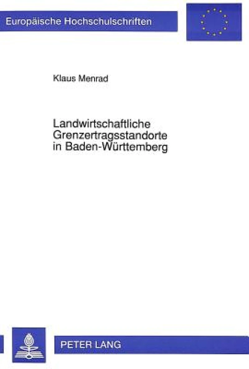 Landwirtschaftliche Grenzertragsstandorte in Baden-Wuerttemberg