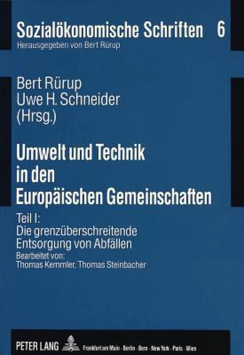 Umwelt und Technik in den Europaeischen Gemeinschaften