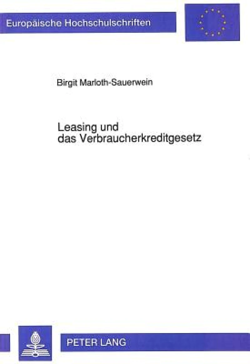 Leasing und das Verbraucherkreditgesetz