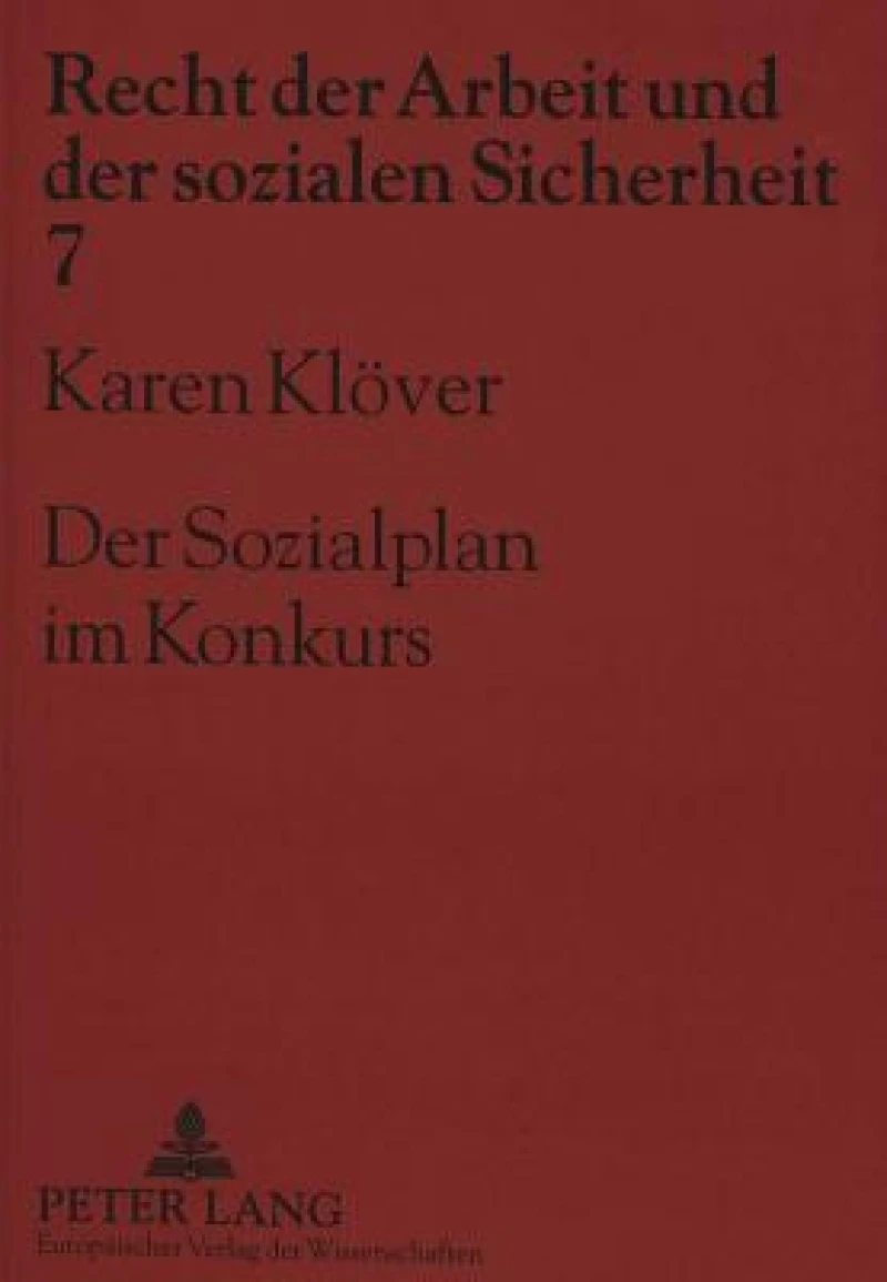Der Sozialplan Im Konkurs