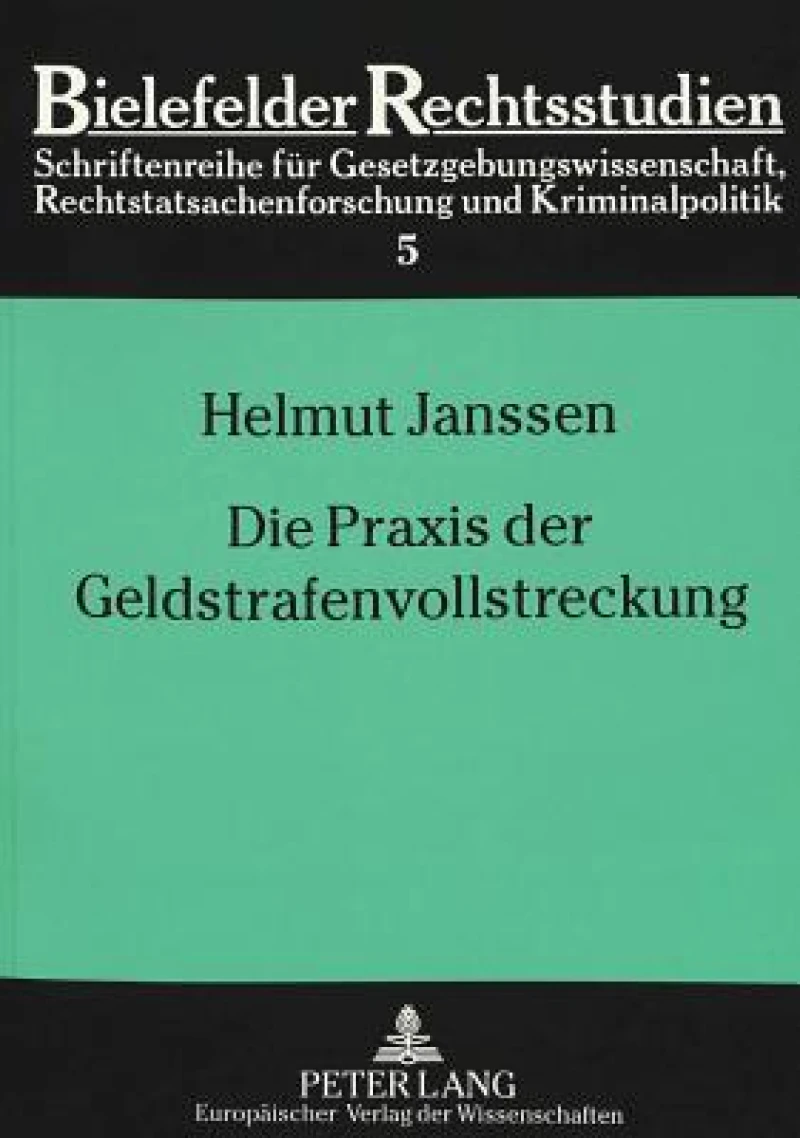 Die Praxis der Geldstrafenvollstreckung