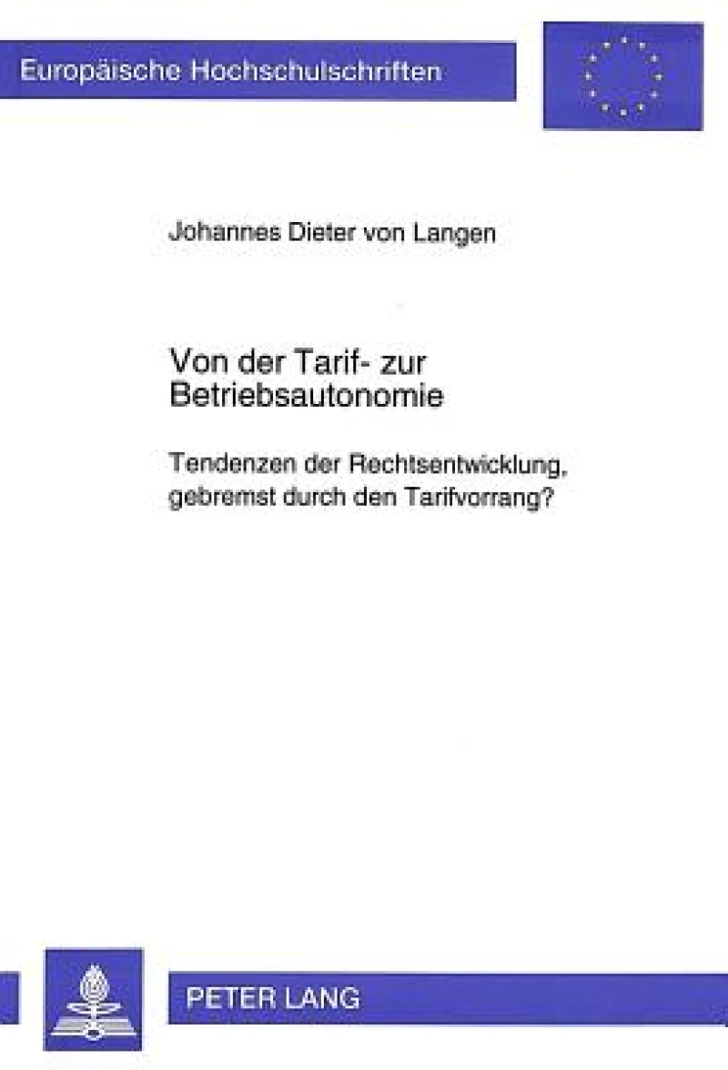 Von der Tarif- zur Betriebsautonomie