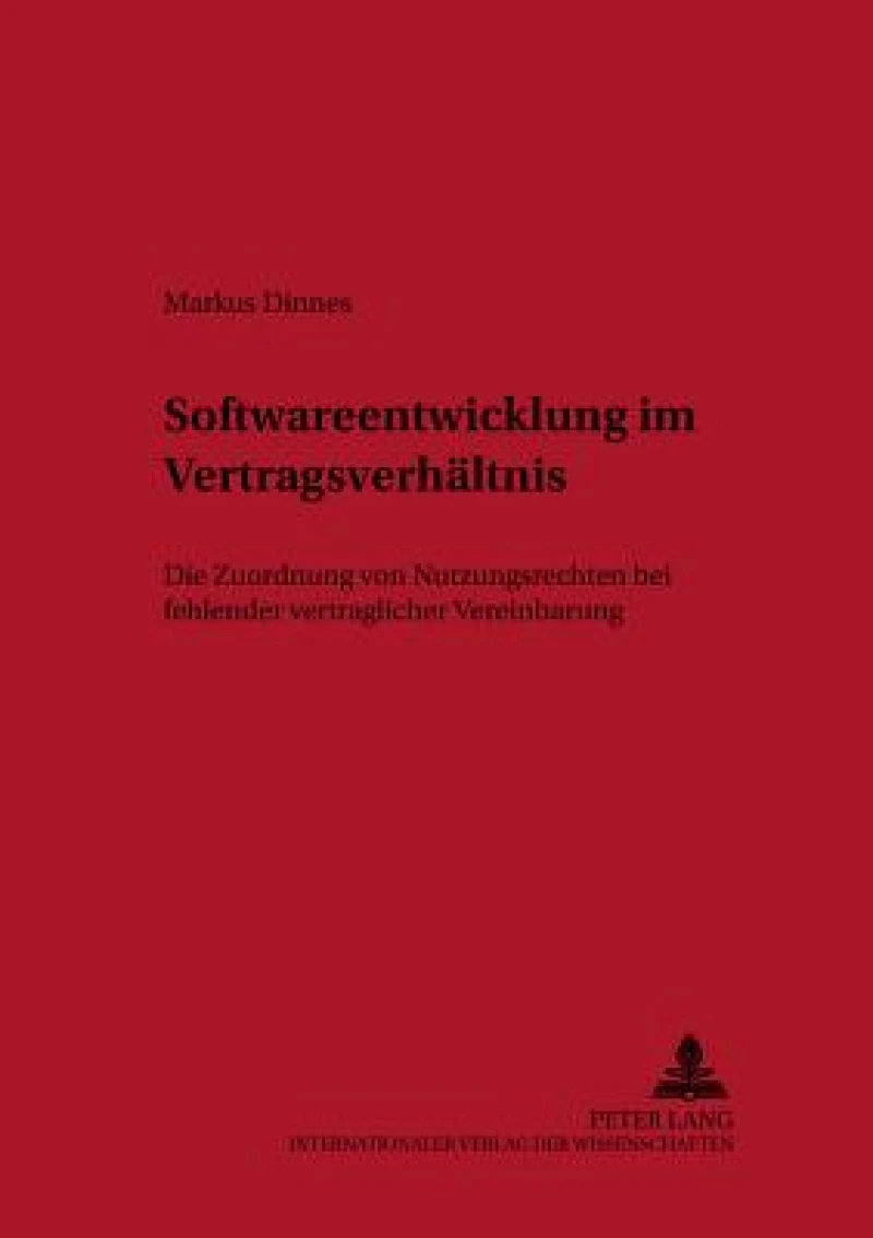 Softwareentwicklung Im Vertragsverhaeltnis