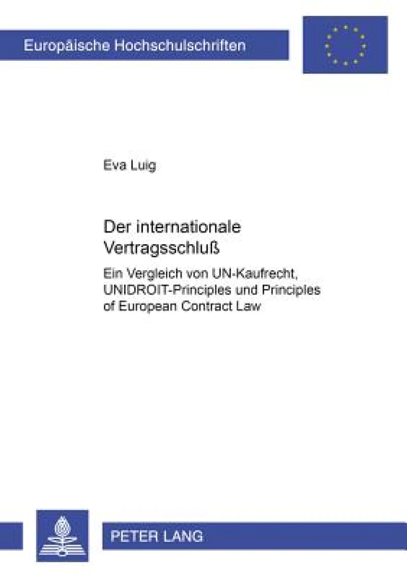 Der internationale Vertragsschluß