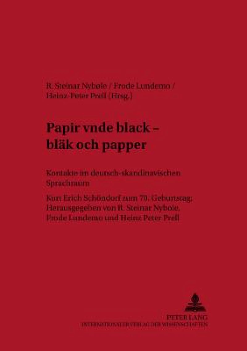 «Papir vnde black - blaek och papper»