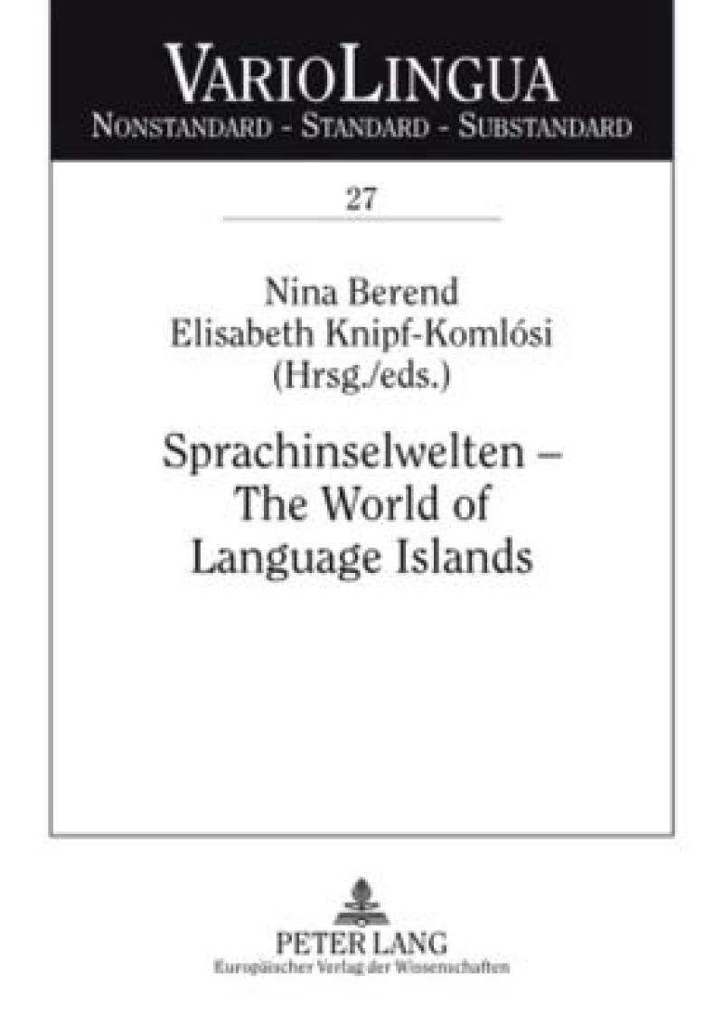 Sprachinselwelten – The World of Language Islands