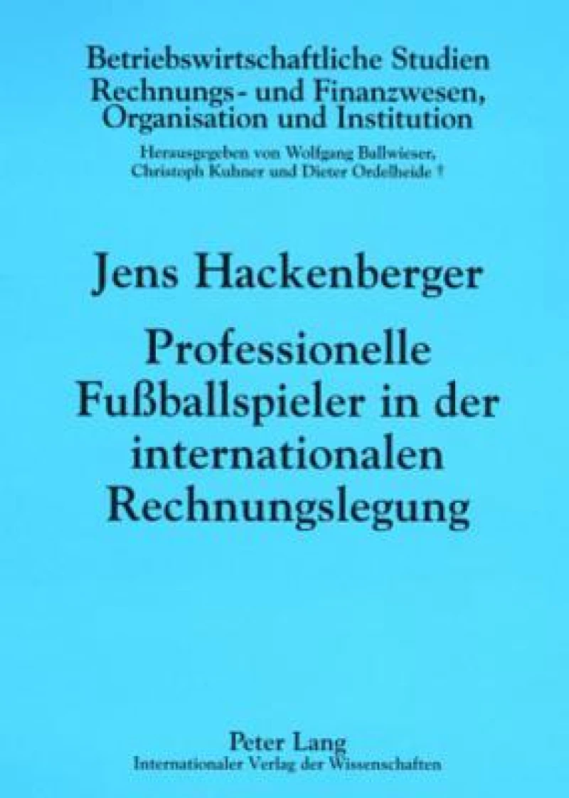 Professionelle Fußballspieler in Der Internationalen Rechnungslegung