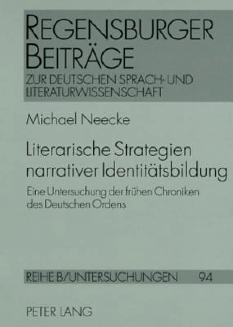 Literarische Strategien Narrativer Identitaetsbildung