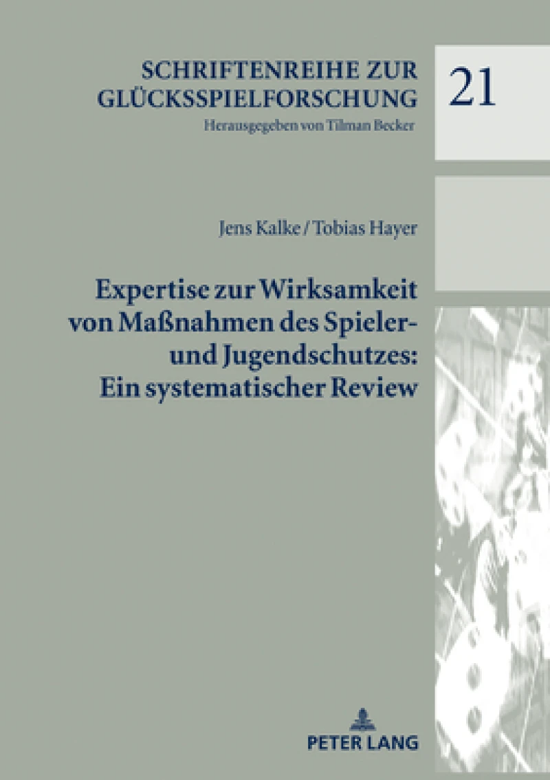 Expertise Zur Wirksamkeit Von Maßnahmen Des Spieler- Und Jugendschutzes: Ein Systematischer Review