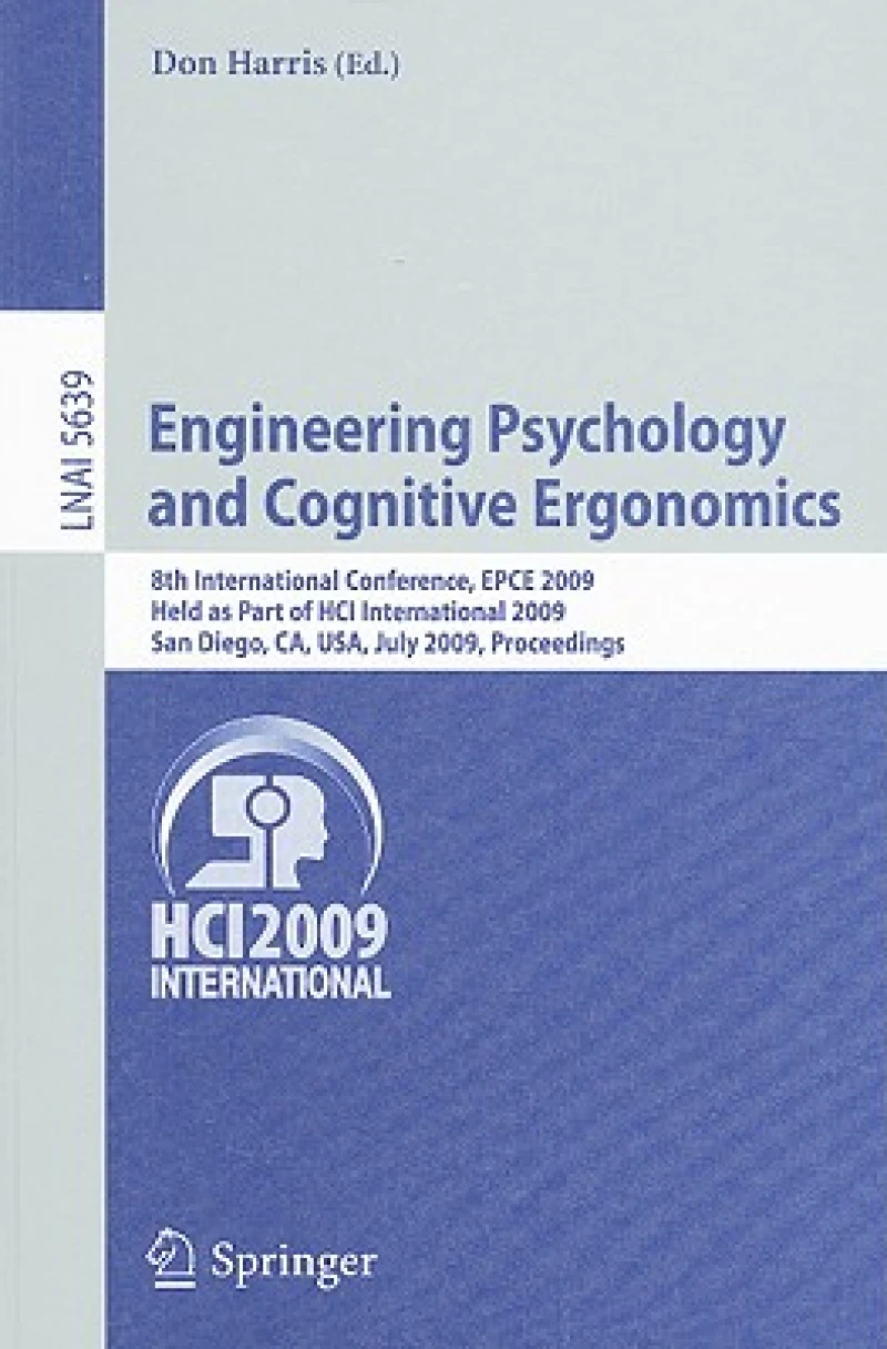Engineering Psychology and Cognitive Ergonomics