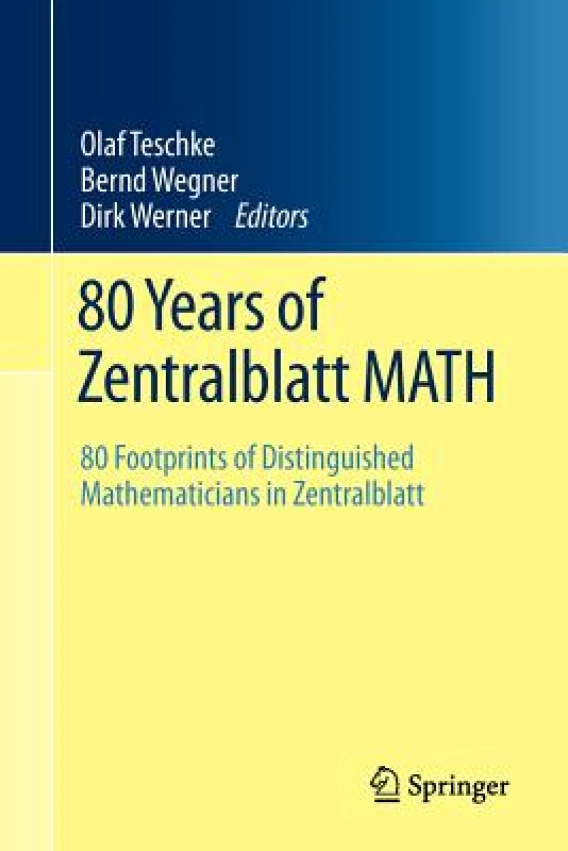 80 Years of Zentralblatt MATH