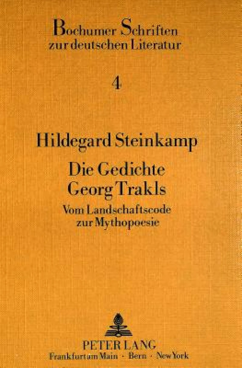 Die Gedichte Georg Trakls