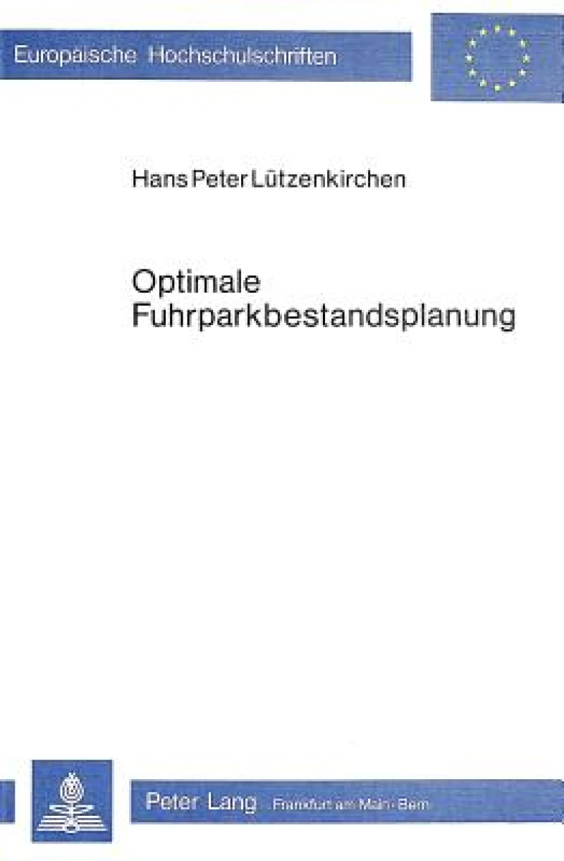 Optimale Fuhrparkbestandsplanung