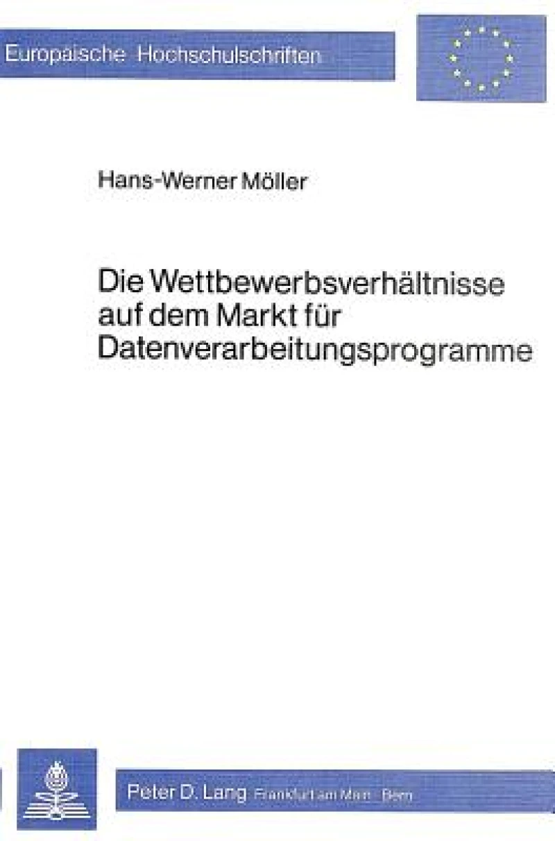 Die Wettbewerbsverhaeltnisse auf dem Markt fuer Datenverarbeitungsprogramme