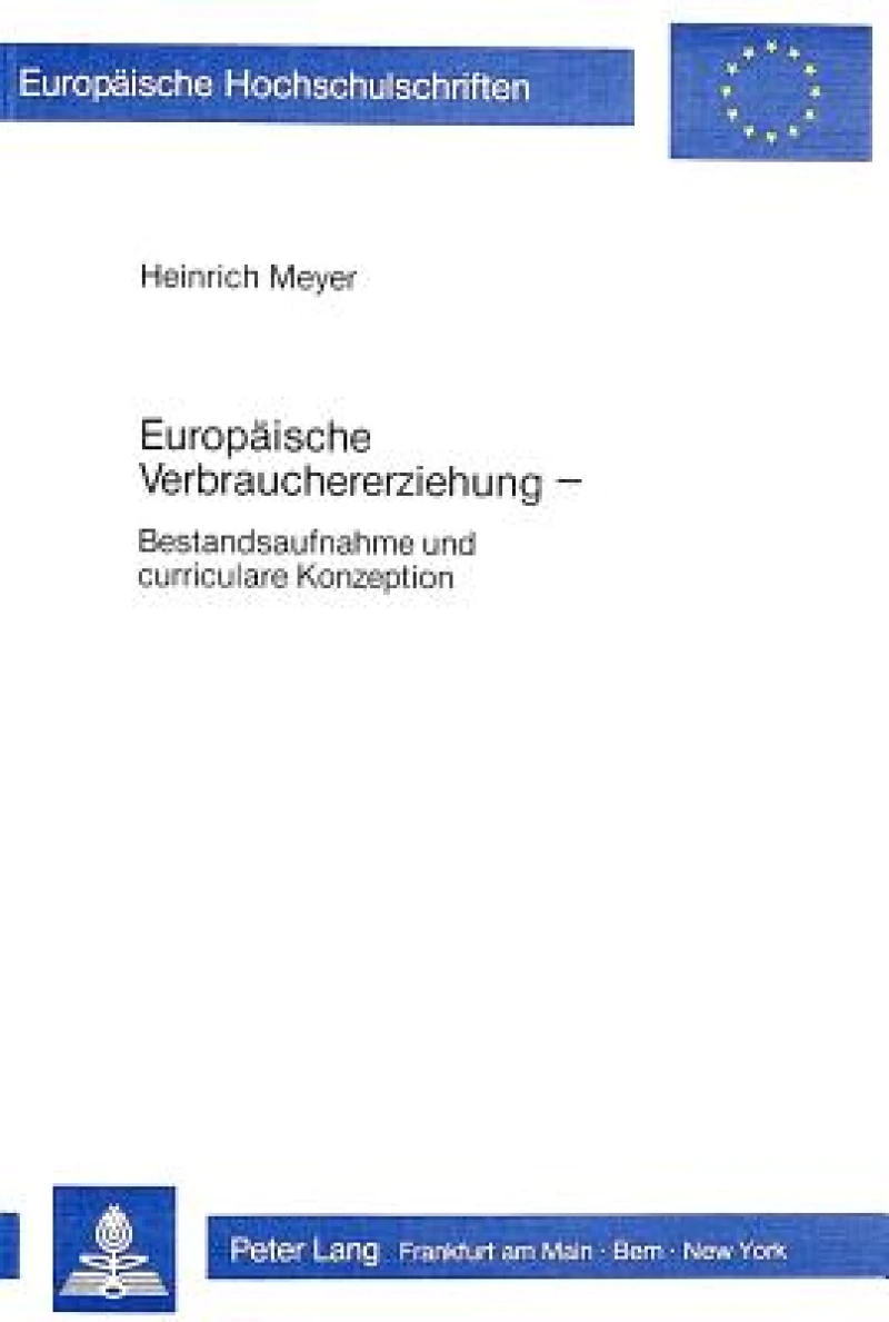 Europaeische Verbrauchererziehung