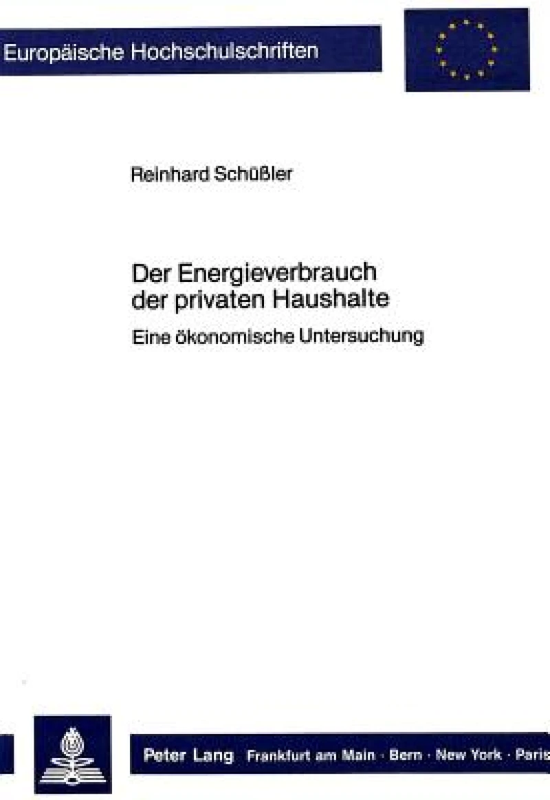Der Energieverbrauch der privaten Haushalte