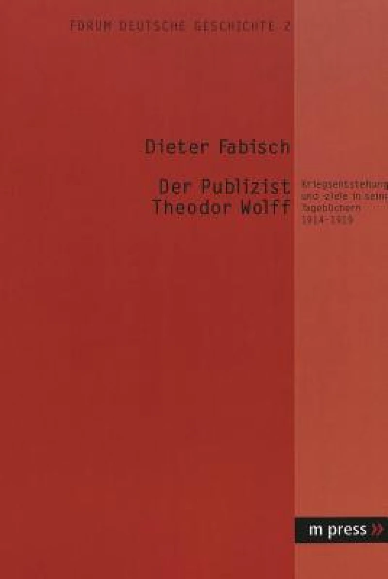 Der Publizist Theodor Wolff