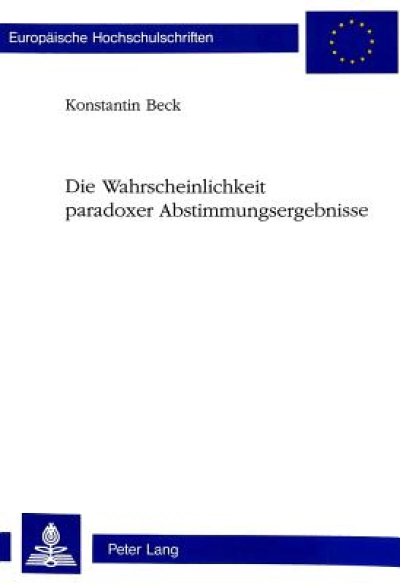 Die Wahrscheinlichkeit paradoxer Abstimmungsergebnisse