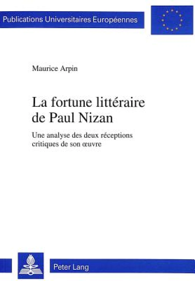La fortune litteraire de Paul Nizan