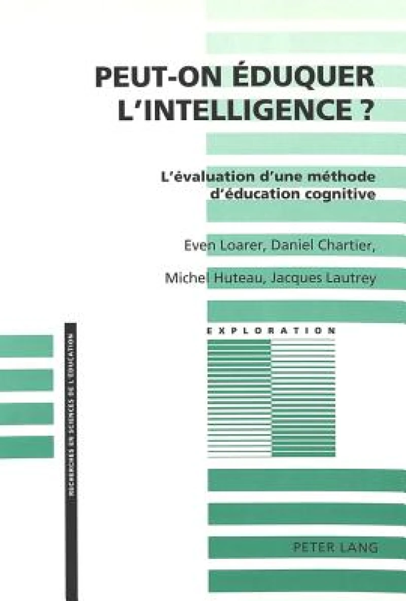 Peut-on eduquer l'intelligence?