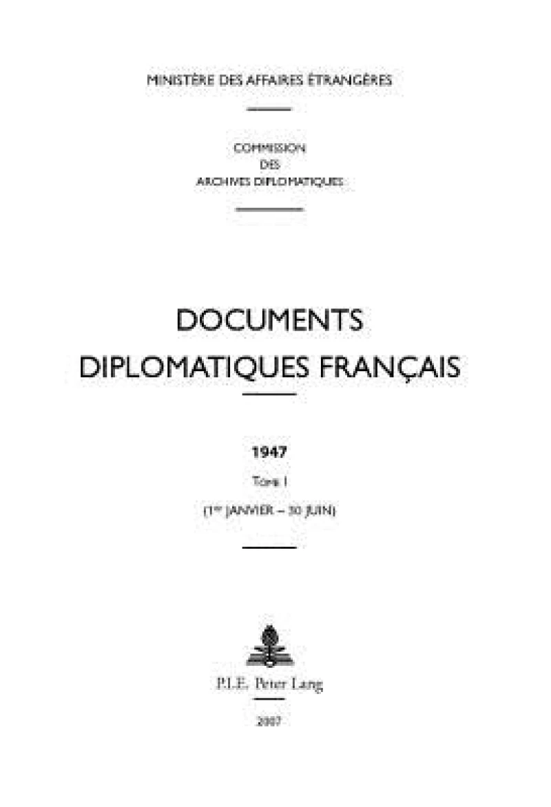 Documents Diplomatiques Francais