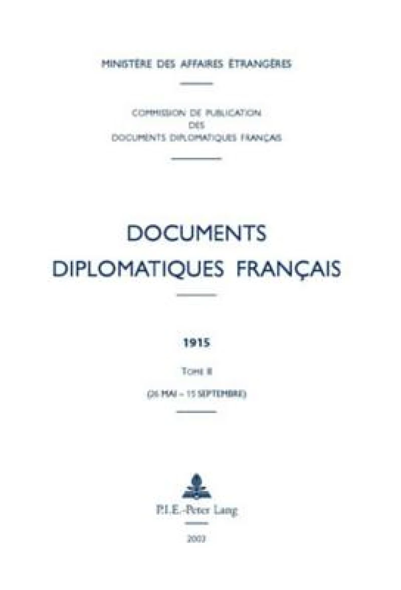 Documents Diplomatiques Francais