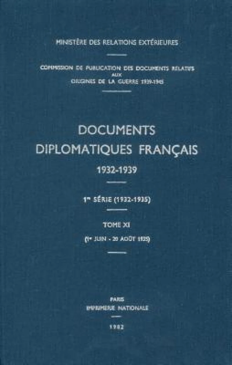 Documents Diplomatiques Francais