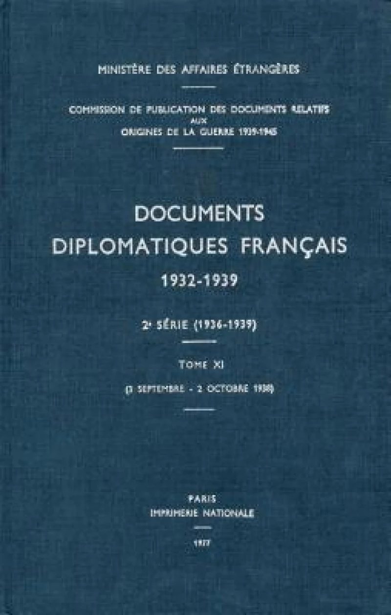Documents Diplomatiques Francais