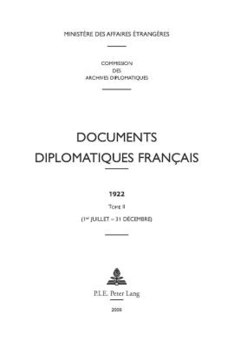 Documents Diplomatiques Francais