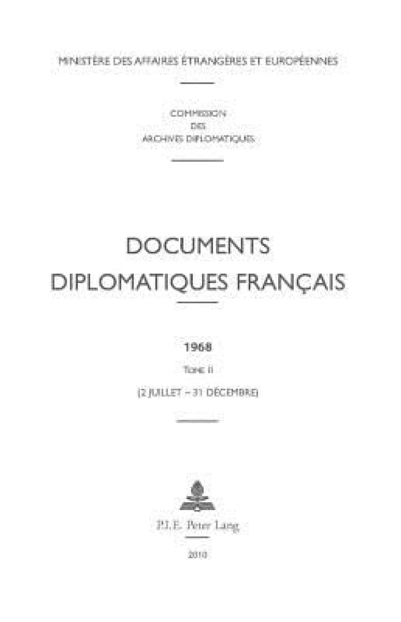 Documents Diplomatiques Francais