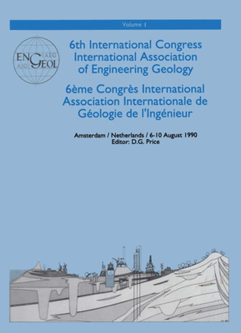 6th international congress International Association of Engineering Geology, volume 1