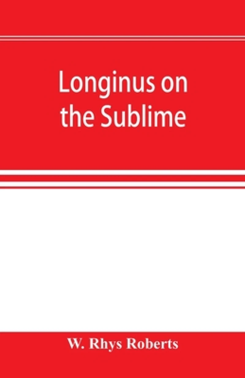 Longinus on the sublime