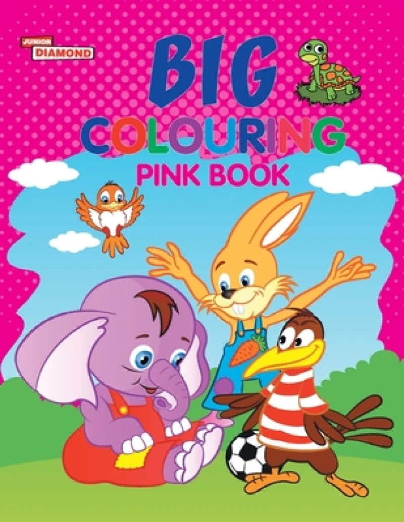 Big Colouring Pink Book for 5 to 9 Years Old Kids| Fun Activity and Colouring Book for Children