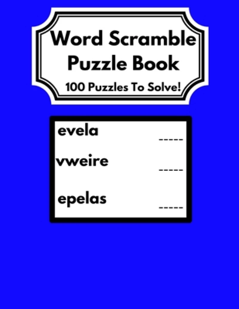 Word Scramble Puzzle Book