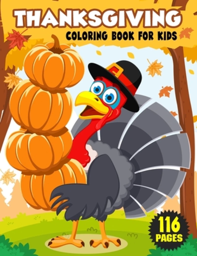 Thanksgiving Coloring Book for Kids